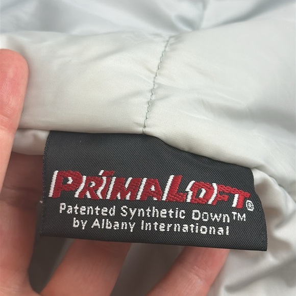 L.L.Bean Vintage Green Primaloft Down Jacket Size XLP - Picture 8 of 16